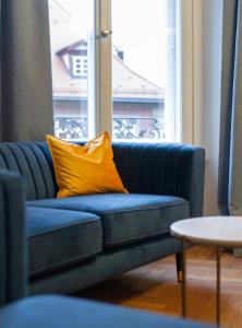 Istumisnurk majutusasutuses Le Baldinger Boutique Hotel