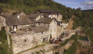 Loftmynd af La ferme des Cévennes