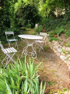 Zahrada ubytování B&B de charme La Maison des 5 Temps