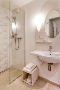 Koupelna v ubytování Hotel F-RITZ