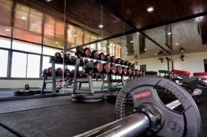 The fitness centre and/or fitness facilities at Guest House 555 NKI