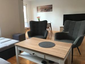 Ein Sitzbereich in der Unterkunft Haus Annelie FEWO 3 EG/OG