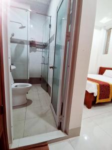 Phòng tắm tại An Ngân Phú Hotel