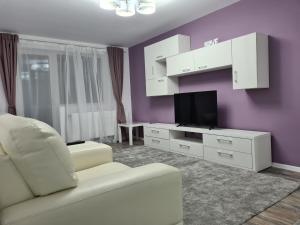 A television and/or entertainment centre at Apartament Terra