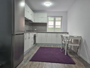 Kuchyň nebo kuchyňský kout v ubytování Apartament Terra
