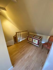 Posteľ alebo postele v izbe v ubytovaní Apartmán Na statku