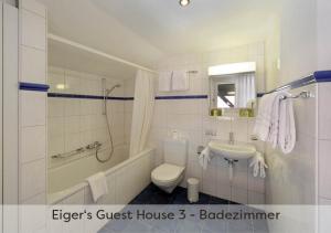 Koupelna v ubytování Eiger Guest House - Grindelwald