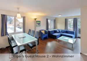 Posezení v ubytování Eiger Guest House - Grindelwald