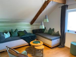 Posezení v ubytování Espace Entre Ciel & Terre