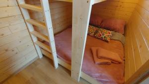 Letto o letti in una camera di Ośrodek Wypoczynkowy IGOR nad Jeziorem Żywieckim
