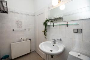 Koupelna v ubytování Apartmány Rossini