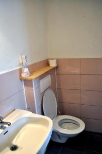 Vannituba majutusasutuses Apartmán u Mlsného medvěda