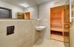 Łazienka w obiekcie Apartmány Sunny Lipno