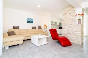 Posezení v ubytování Apartment Lula