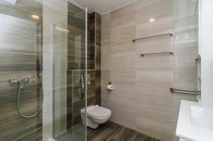 Koupelna v ubytování Apartment Lula