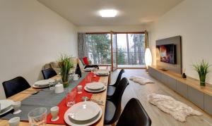 Część wypoczynkowa w obiekcie Apartmány Sunny Lipno