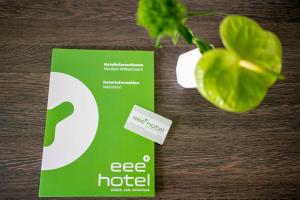 Certifikát, hodnocení, plakát nebo jiný dokument vystavený v ubytování eee Hotel Gunskirchen