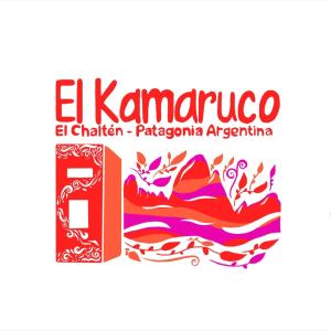 un logotipo para el karmapa el chacha papaya argentina en El Kamaruco Chaltén Tiny House de Montaña en El Chaltén