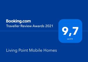 木洛希尼Living Point Mobile Homes的移动房屋的屏幕截图
