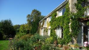 an ivy covered house with a garden at Shallowdale House in Helmsley