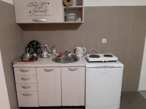Kuhinja oz. manjša kuhinja v nastanitvi apartman