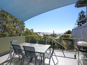 A balcony or terrace at Angourie Blue 1 - Great Ocean Views - Surfing beaches