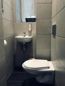 Kúpeľňa v ubytovaní Topolove Rooms & Apartments
