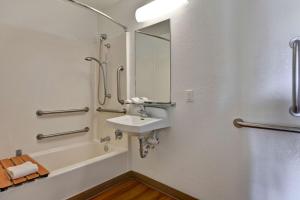 A bathroom at Motel 6-Cocoa Beach, FL