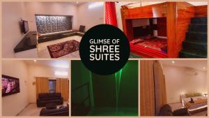 Postel nebo postele na pokoji v ubytování Shree Suites