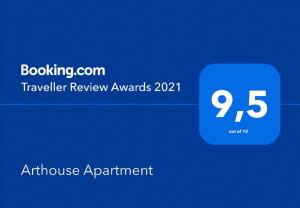 Certifikát, hodnocení, plakát nebo jiný dokument vystavený v ubytování Arthouse Apartment