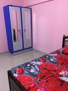 Postel nebo postele na pokoji v ubytování Galaxy Apartment
