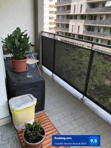 A balcony or terrace at Gaia holiday