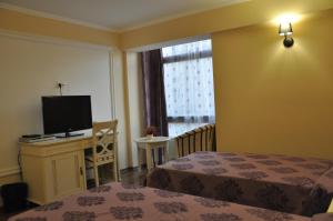 TV a/nebo společenská místnost v ubytování Vigo Grand Hotel
