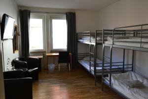 Postel nebo postele na pokoji v ubytování Solsta Hotell