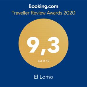 Certificado, premio, señal o documento que está expuesto en El Lomo