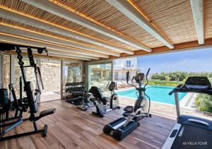 Fitnesscentret og/eller fitnessfaciliteterne på M - Mykonos Villas