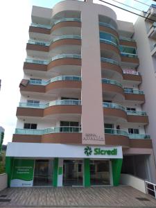 a view of a hotel building at Fabuloso Apto PIRATUBA in Piratuba