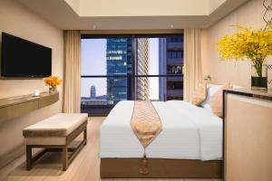 Ліжко або ліжка в номері Hotel Pravo Hong Kong