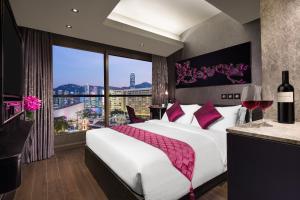 Ліжко або ліжка в номері Hotel Pravo Hong Kong