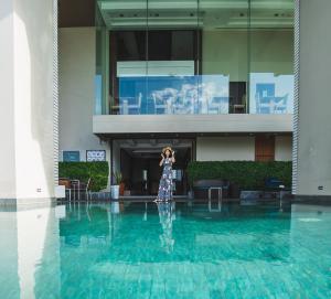 Bazén v ubytování Jasmine Resort Bangkok nebo v jeho okolí