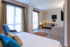 Voodi või voodid majutusasutuse Seawater Hotel Bio & Beauty Spa toas