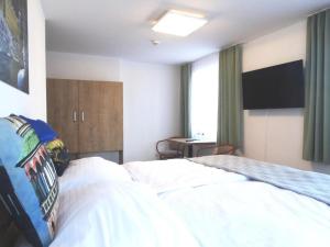 TV a/nebo společenská místnost v ubytování Hotel Garni Villa Areka