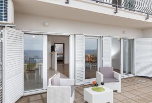Balkón alebo terasa v ubytovaní Apartment Manuela