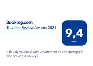 グディニャにある24h Gdynia Mini Apartamenty na kod dostępu & free parking & no keysの旅行審査報酬アプリの報酬ページのスクリーンショット