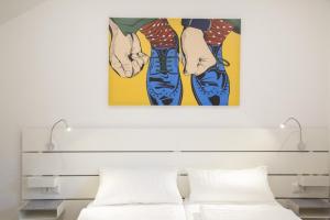 Postel nebo postele na pokoji v ubytování Main Motel