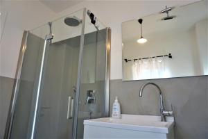 Koupelna v ubytování Chalet Laghel