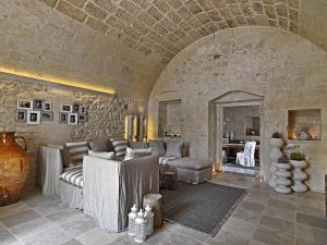 Posezení v ubytování Relais Masseria Capasa