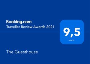 Certifikát, hodnocení, plakát nebo jiný dokument vystavený v ubytování The Guesthouse