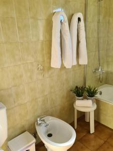 Koupelna v ubytování Villa Arbocers