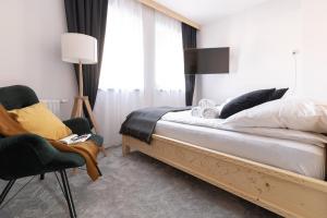 Posteľ alebo postele v izbe v ubytovaní Apartament "Nosal" Droga na bystre Zakopane